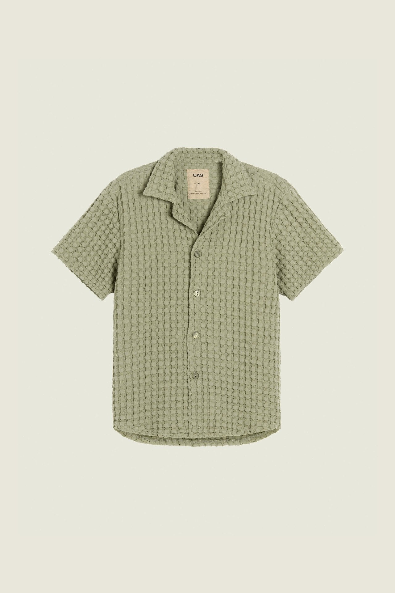OAS Dusty Green Cuba Wallfe Shirt