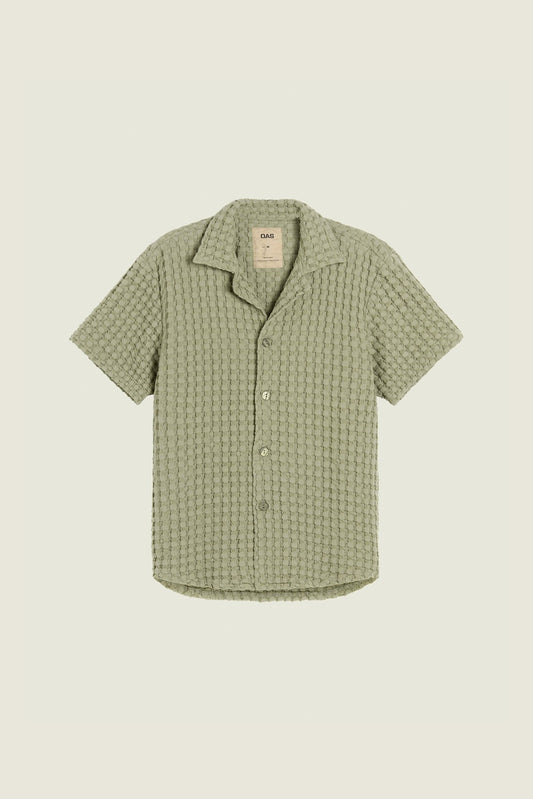 OAS Dusty Green Cuba Wallfe Shirt
