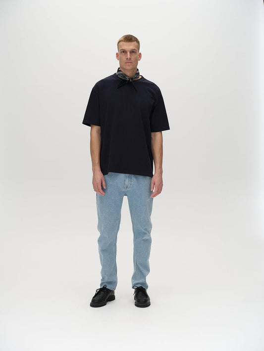 GABBA Nigel Boxy Tee- Total Eclipse