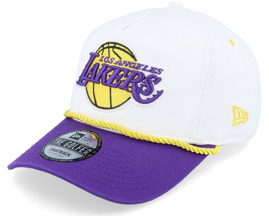 NEW ERA Los Angeles Lakers Washed NBA Golfer White/Purple Adjustable