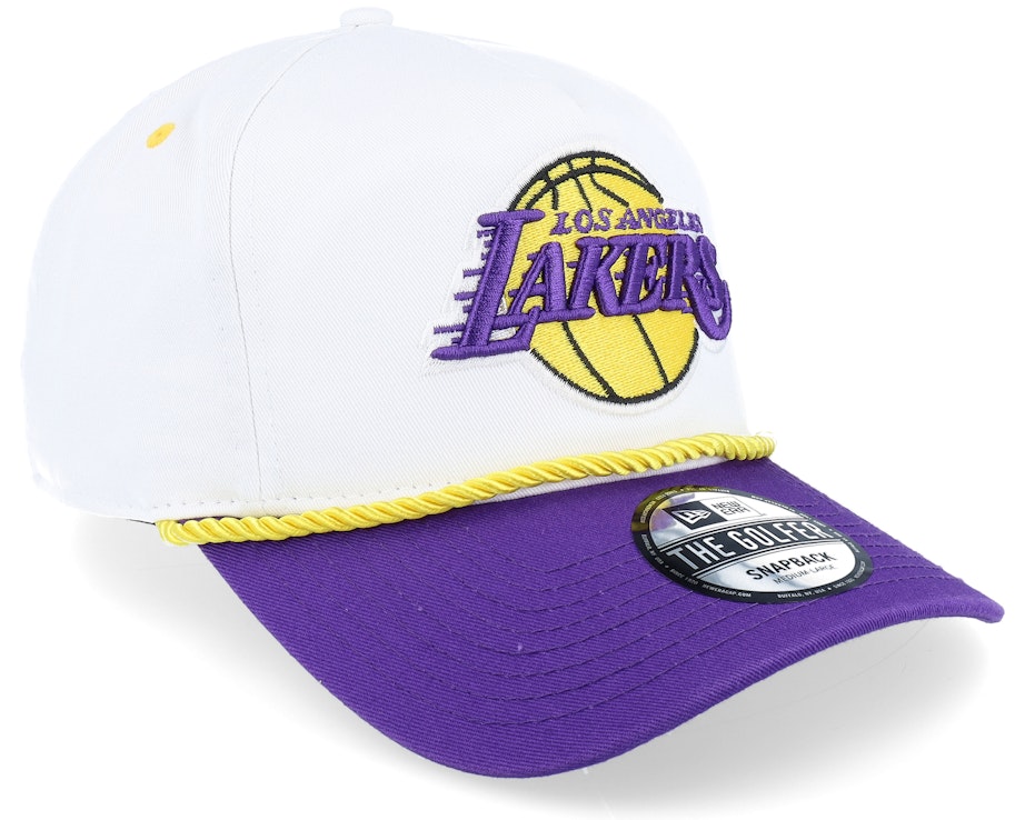 NEW ERA Los Angeles Lakers Washed NBA Golfer White/Purple Adjustable