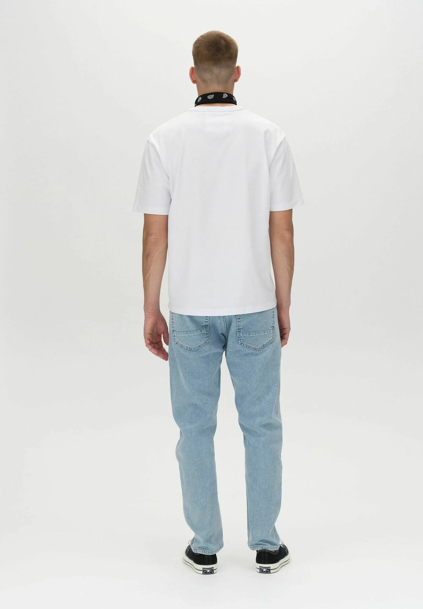GABBA Nigel Boxy Tee- White