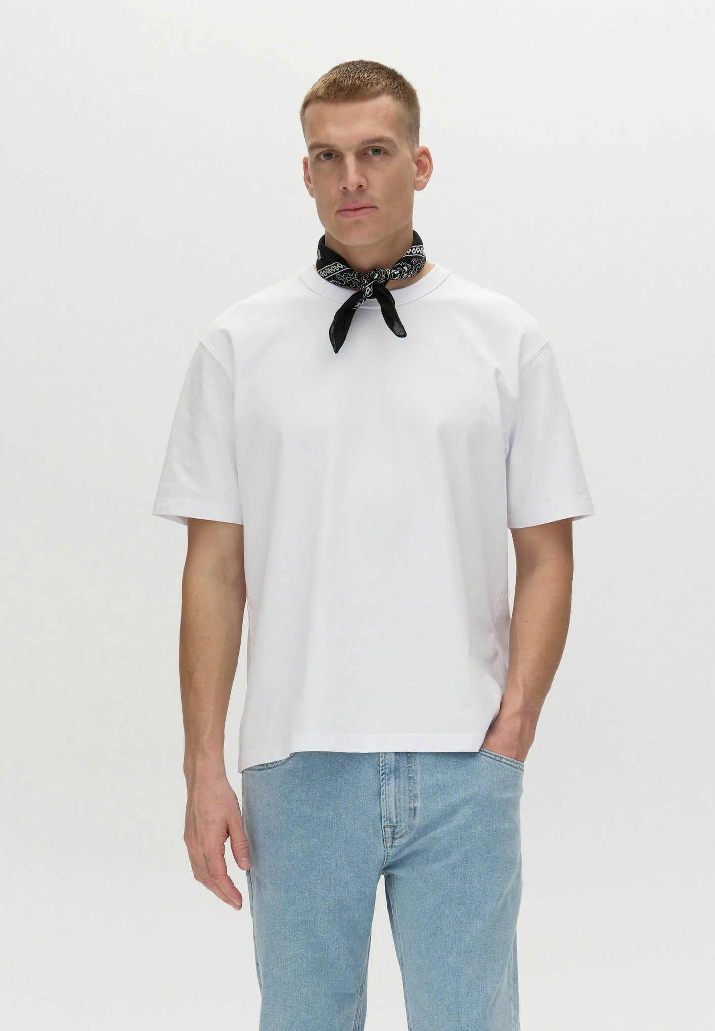 GABBA Nigel Boxy Tee- White