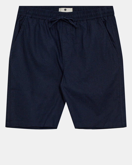 Anerkjendt James Linen Elast Shorts - Sky Captain