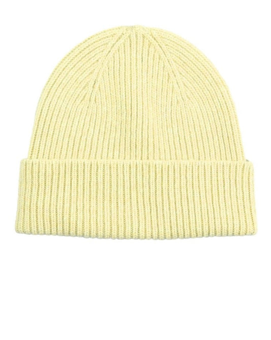 Colorful Standard Merino Wool Beanie - Soft Yellow