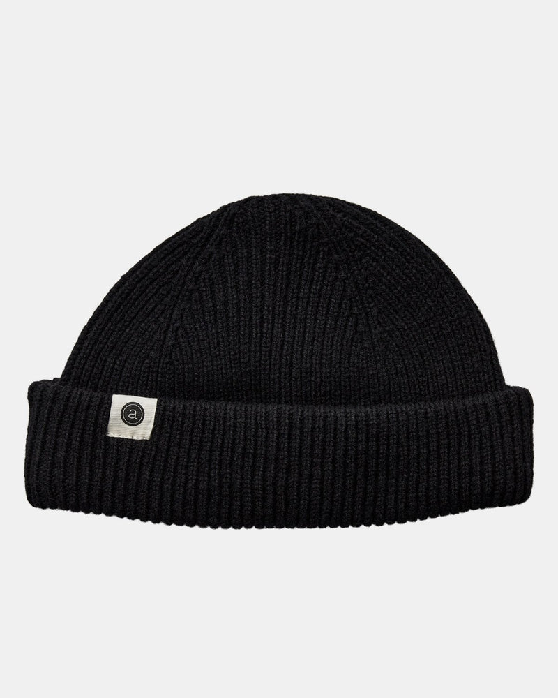 Anerkjendt Silvolo Hood Beanie - Caviar