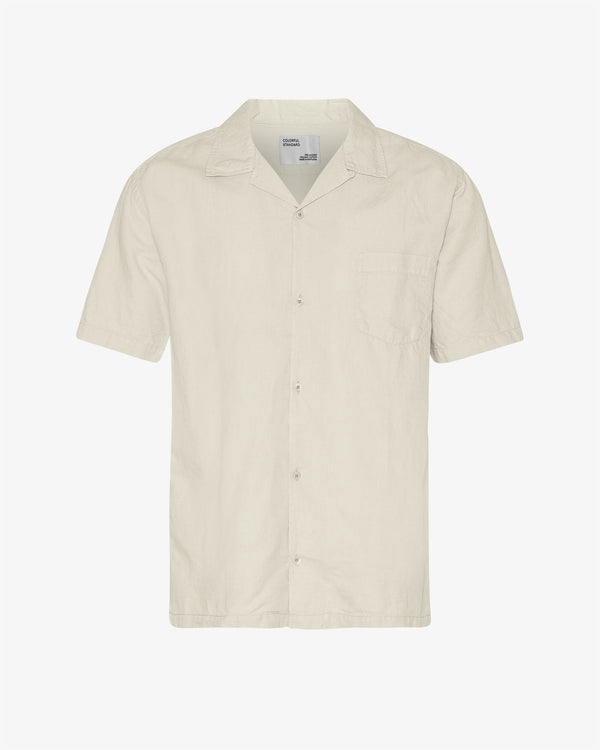 Colorful Standard Linen Short Sleeved Shirt - Ivory White
