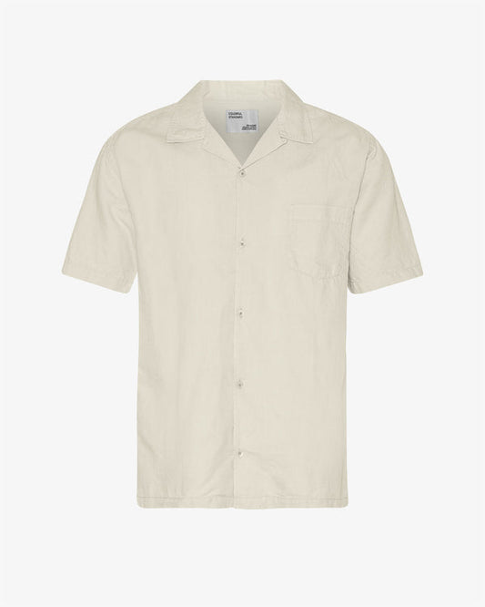 Colorful Standard Linen Short Sleeved Shirt - Ivory White