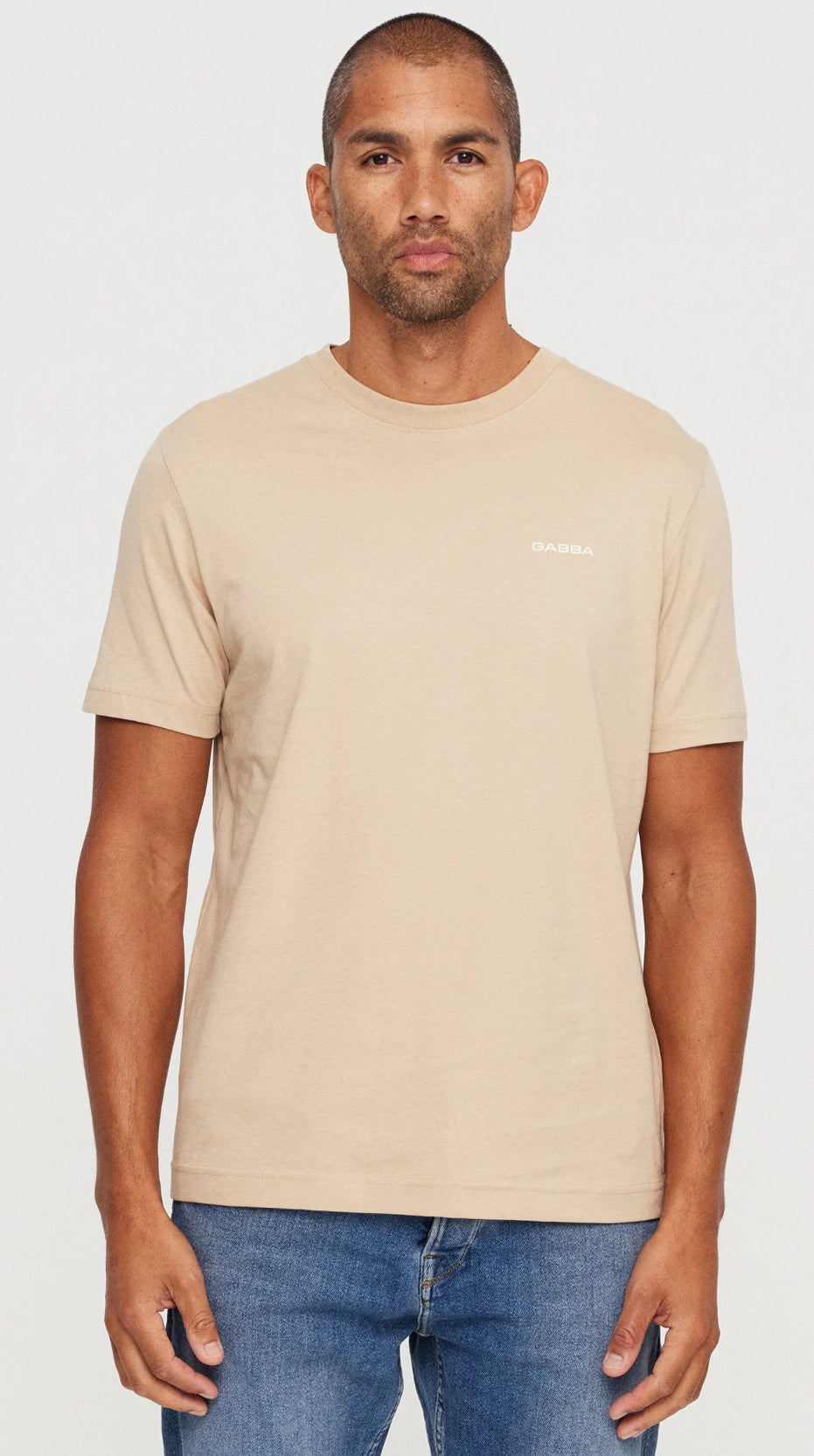GABBA Dune Logo SS GOTS Tee - Light Sand
