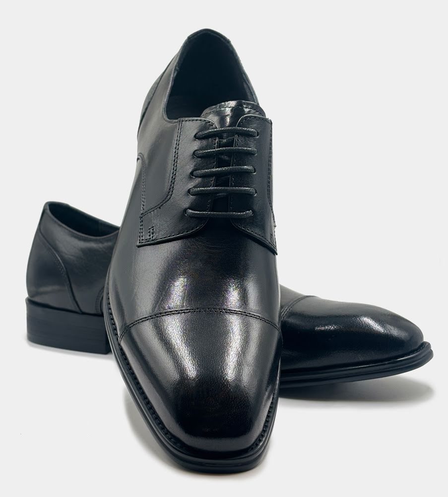 Dahlin Kinsale - Herrsko I Äkta Skinn Med Snörning - Svart