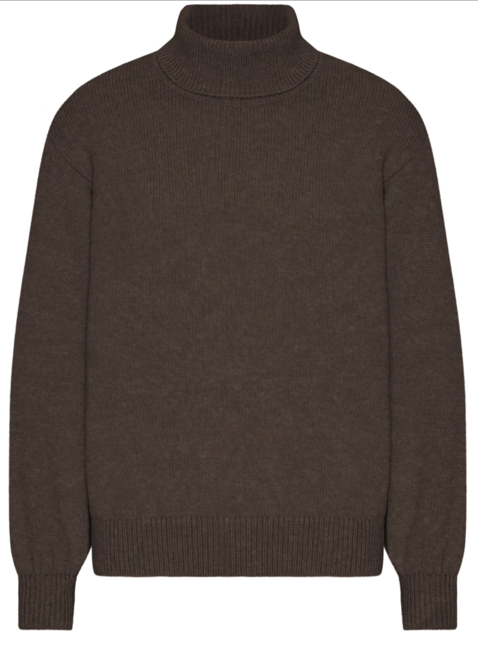 Colorful Standard Classic Merino Wool TurtelNeck - Coffee Brown