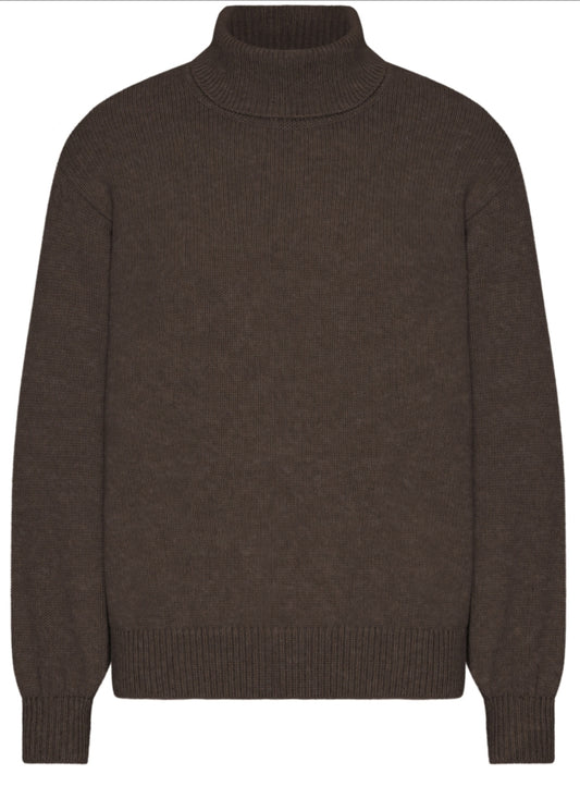 Colorful Standard Classic Merino Wool TurtelNeck - Coffee Brown