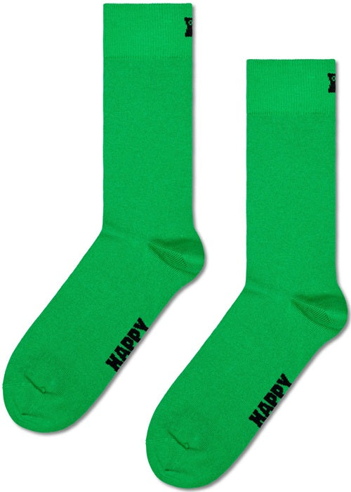 Happy Socks Solid Green Sock