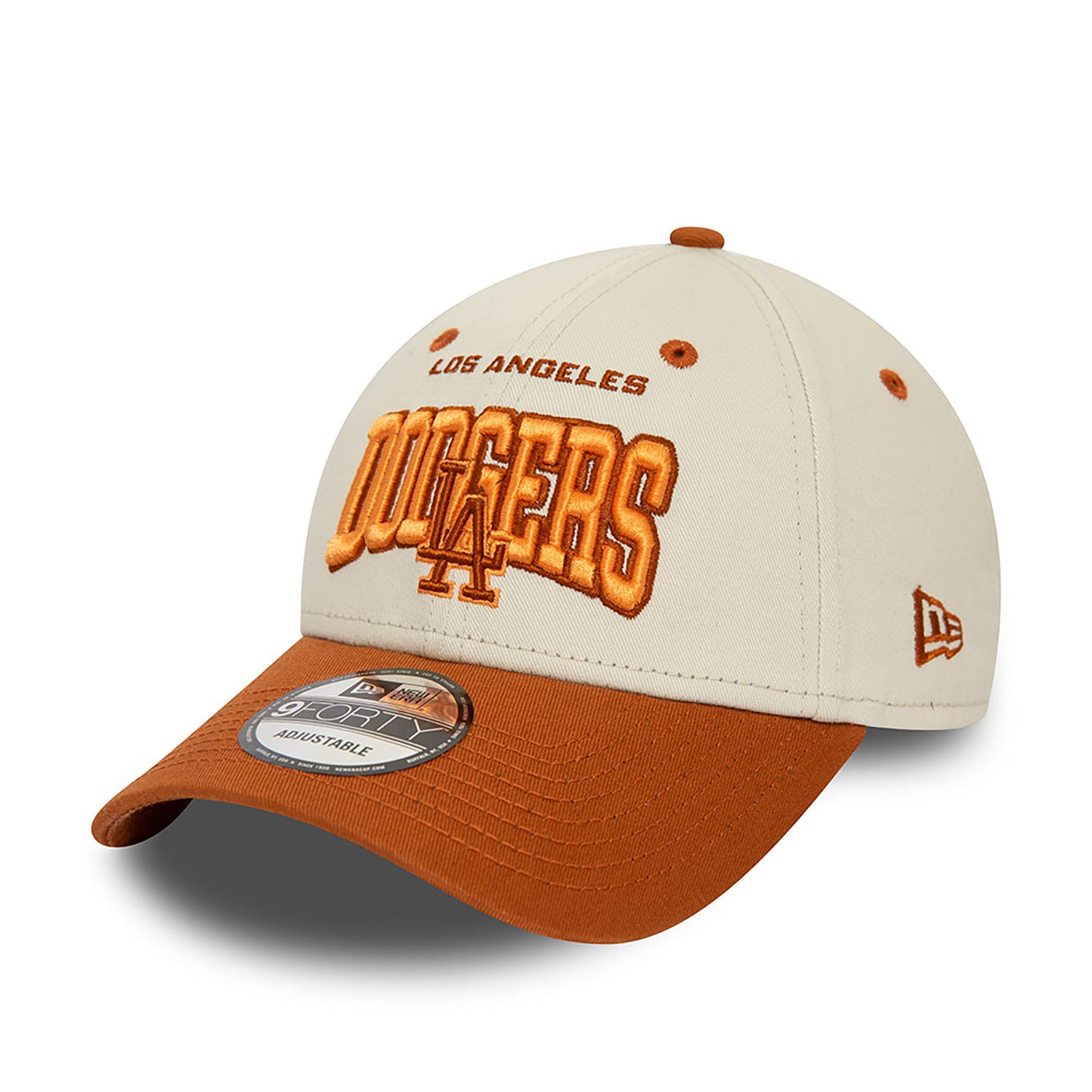 New Era LA Dodgers White Crown Ivory 9FORTY Adjustable Cap