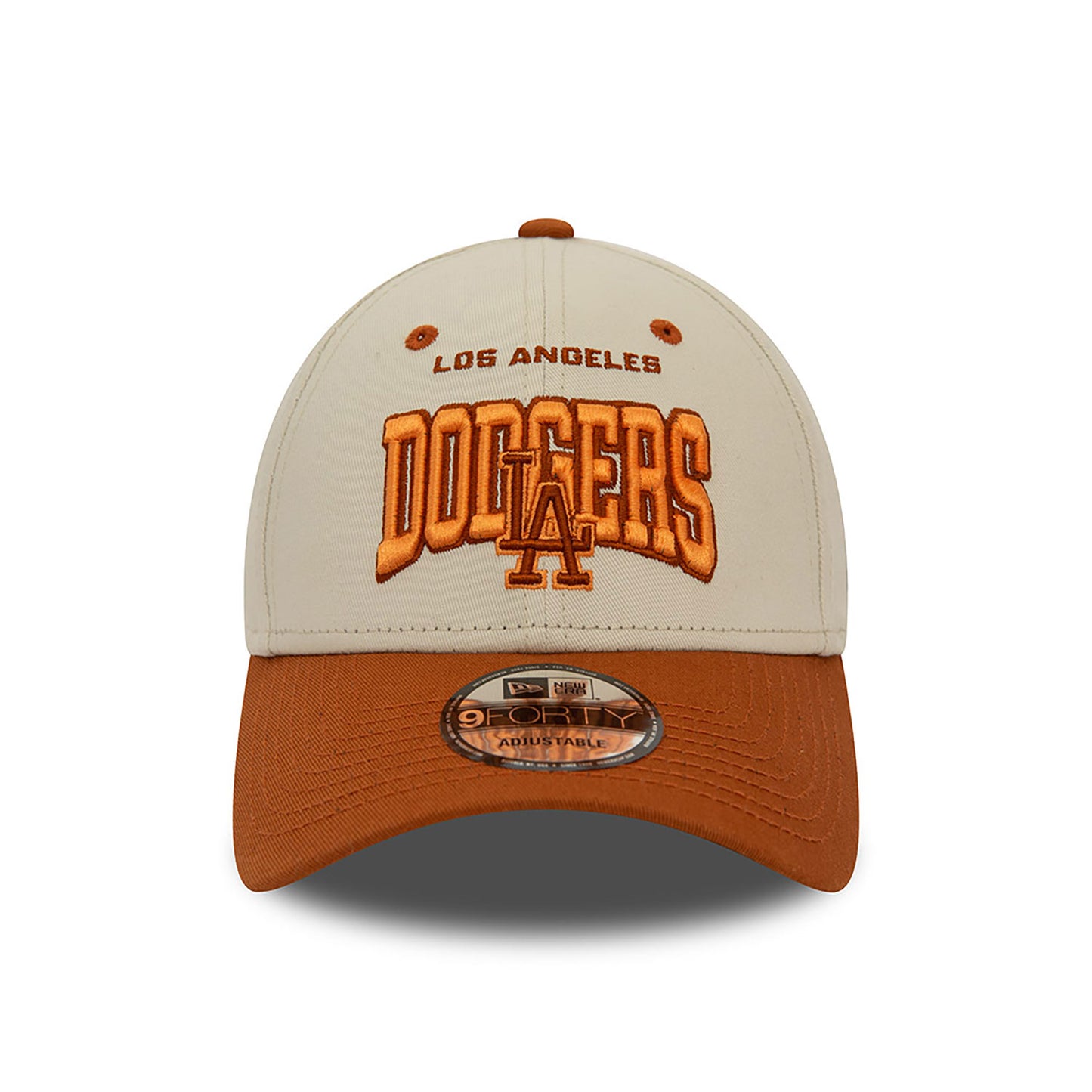 New Era LA Dodgers White Crown Ivory 9FORTY Adjustable Cap
