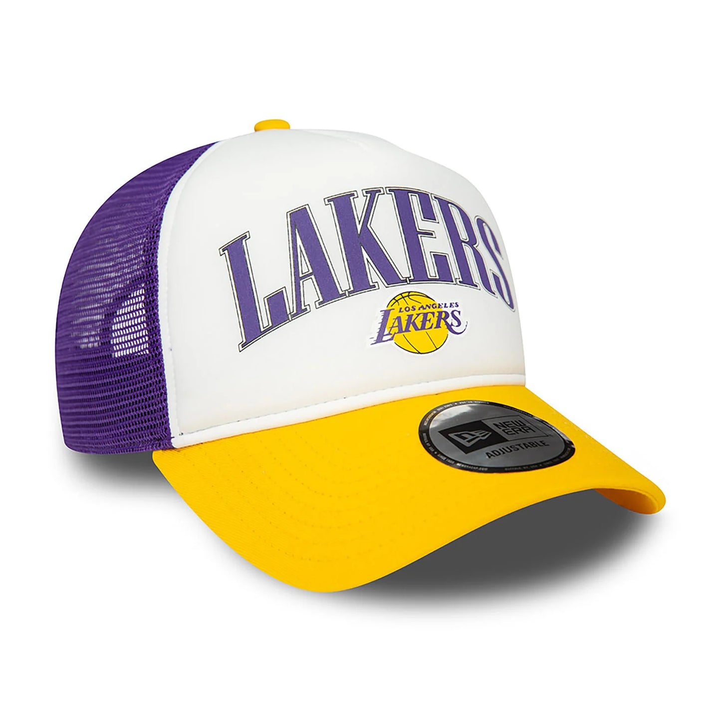 New Era LA Lakers NBA Retro Purple E-Frame Trucker Cap