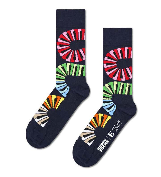 Happy Socks Elton John Piano Notes Sock