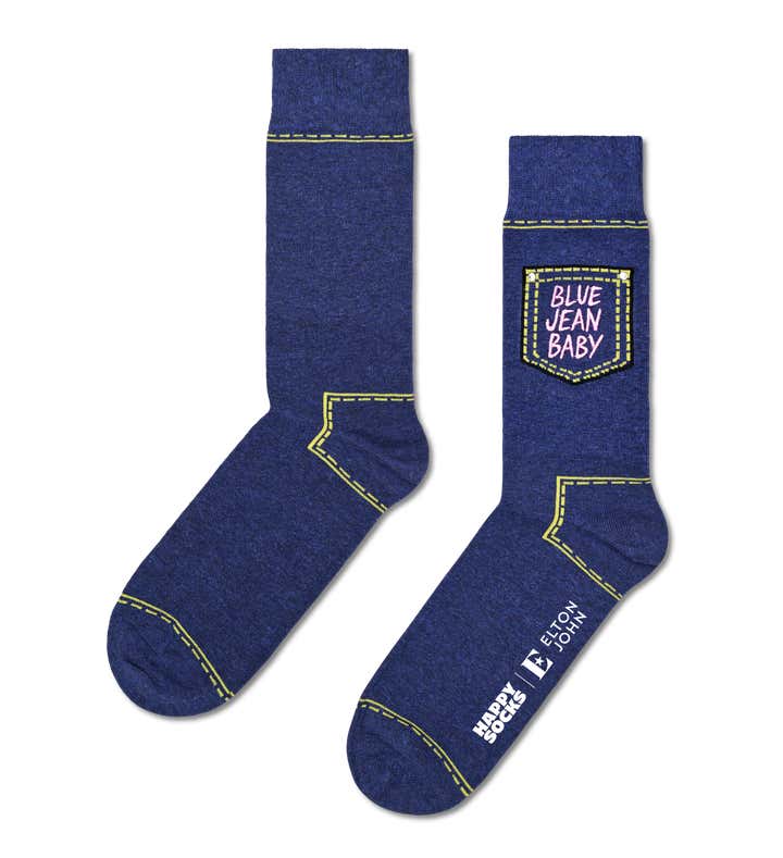 Happy Socks Elton John Blue Jean Baby Sock