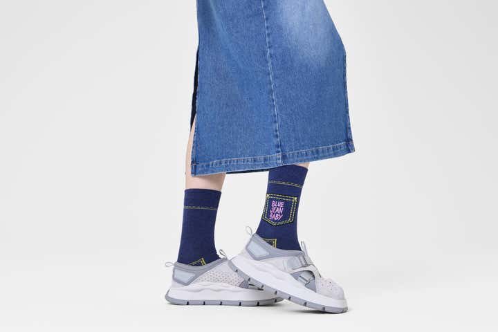 Happy Socks Elton John Blue Jean Baby Sock