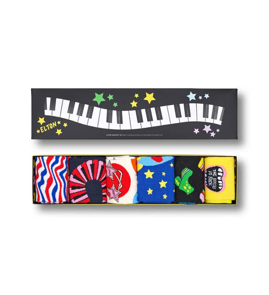 Happy Socks Elton John 6-Pack Gift Set