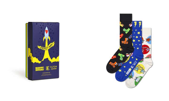 Happy Socks Elton John 3-Pack Gift Set