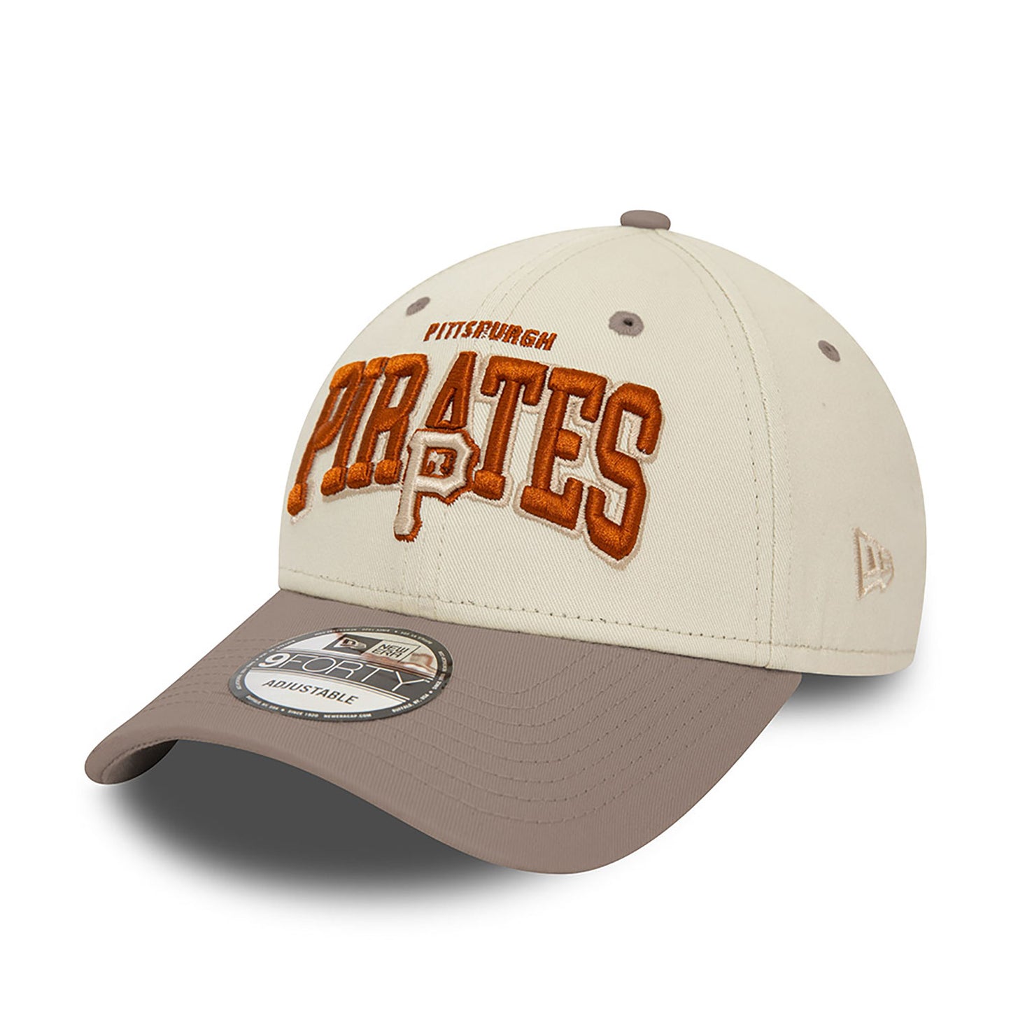 New Era Pittsburgh Pirates White Crown Ivory 9FORTY Adjustable Cap