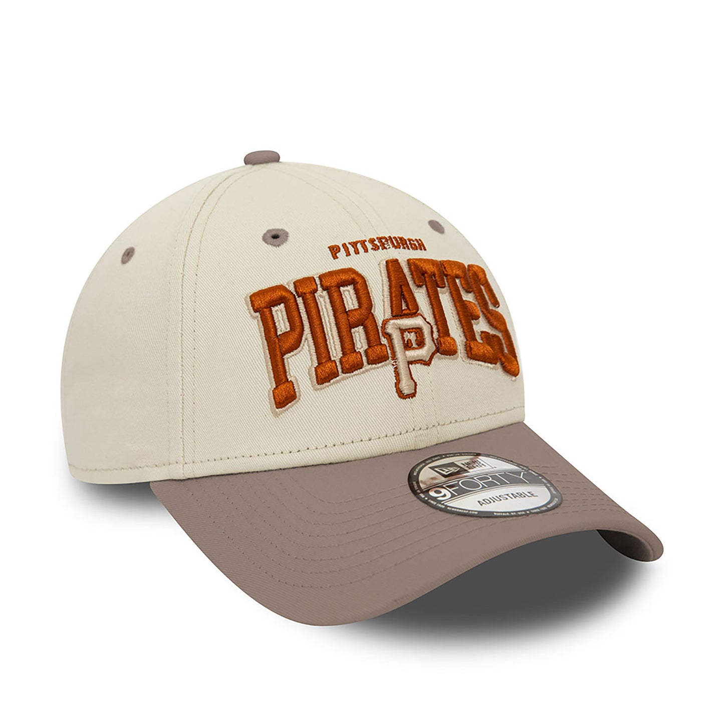 New Era Pittsburgh Pirates White Crown Ivory 9FORTY Adjustable Cap