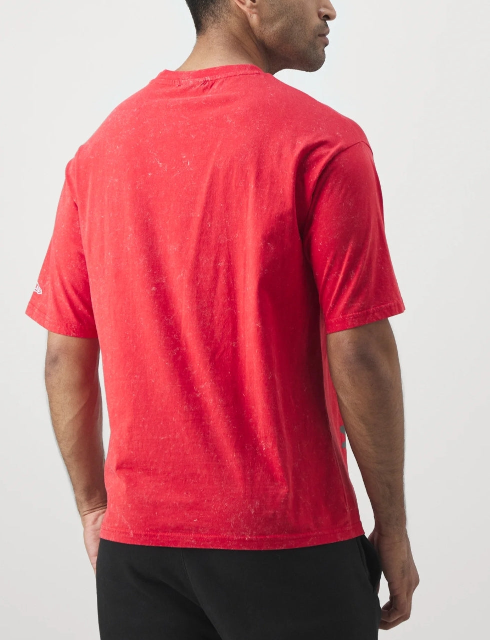 New Era - NBA CHICAGO BULLS WASHED TEE - Club wear - red