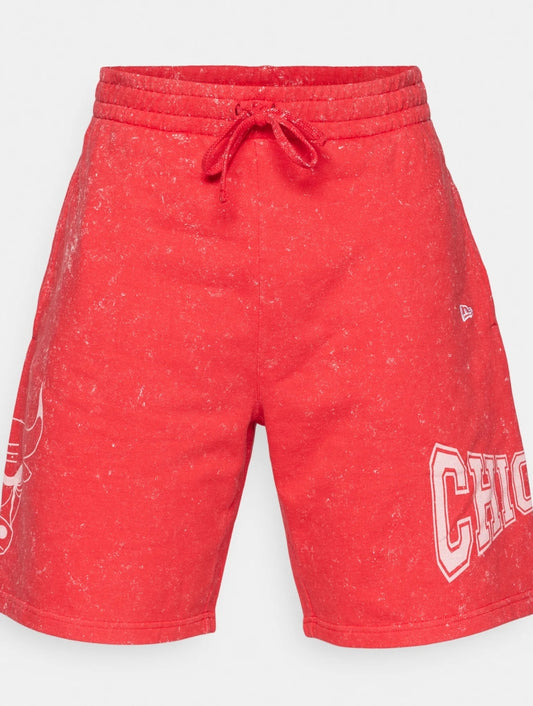 New Era - NBA CHICAGO BULLS SHORTS- Club wear - red