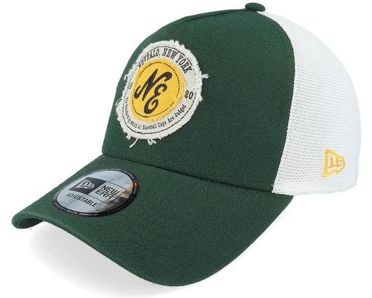New Era - Ne Washed Dark Green/White Trucker