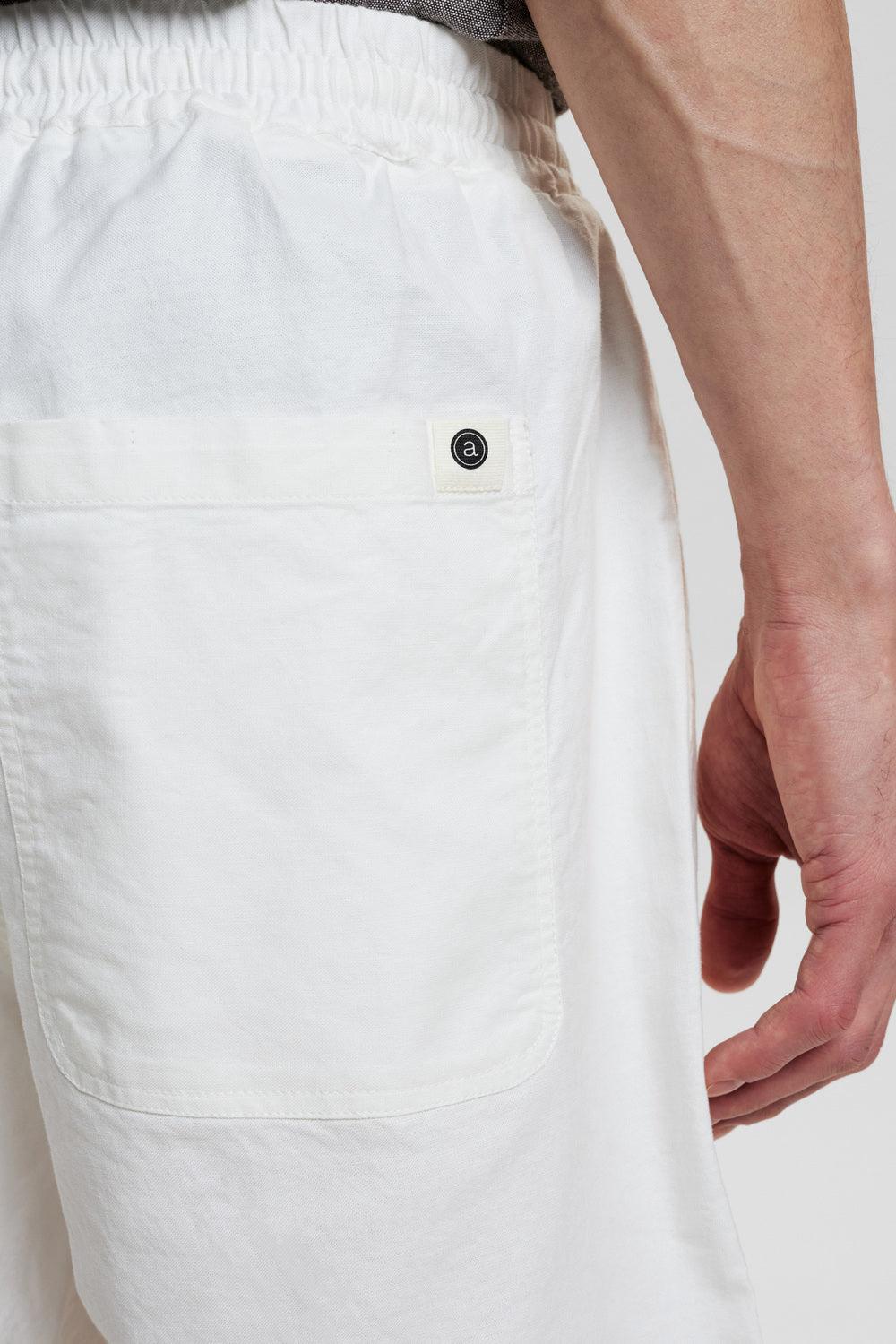 Anerkjendt James Linen Elast Shorts - Tofu No Generation