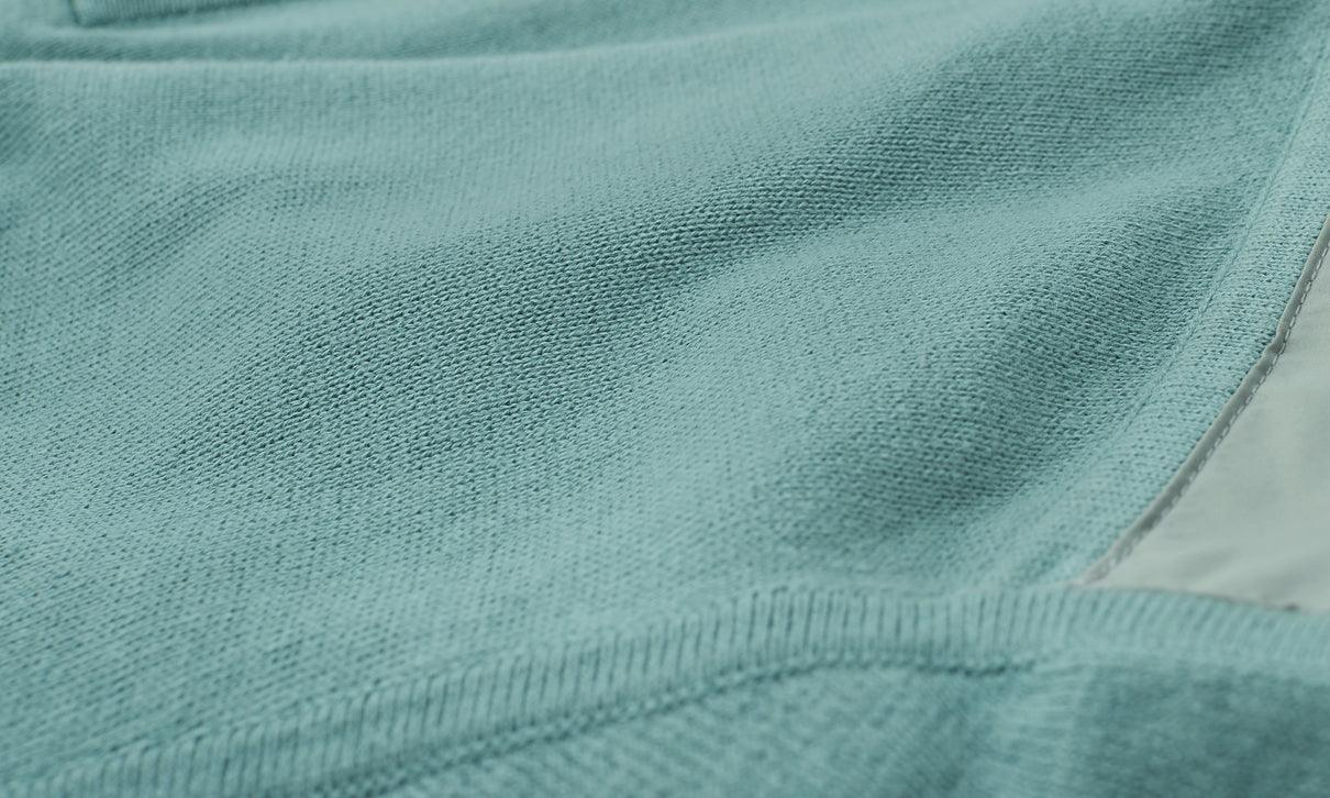 Belstaff Stander Quarter Zip Jumper - Steel Green - No Generation