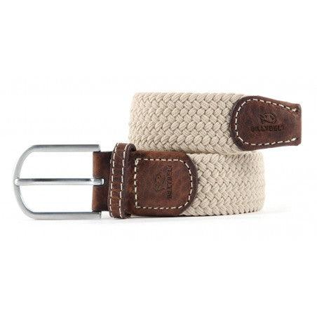 Billybelt Elastiskt Flätat Bälte - Beige - No Generation