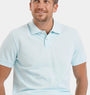 Boomerang Utö Pique Polo Shirt - Aqua