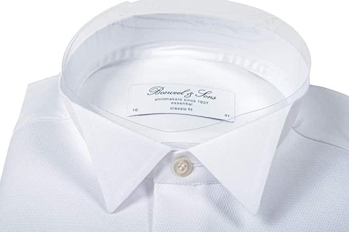 Bosweel Frackskjorta Classic Fit - White - No Generation