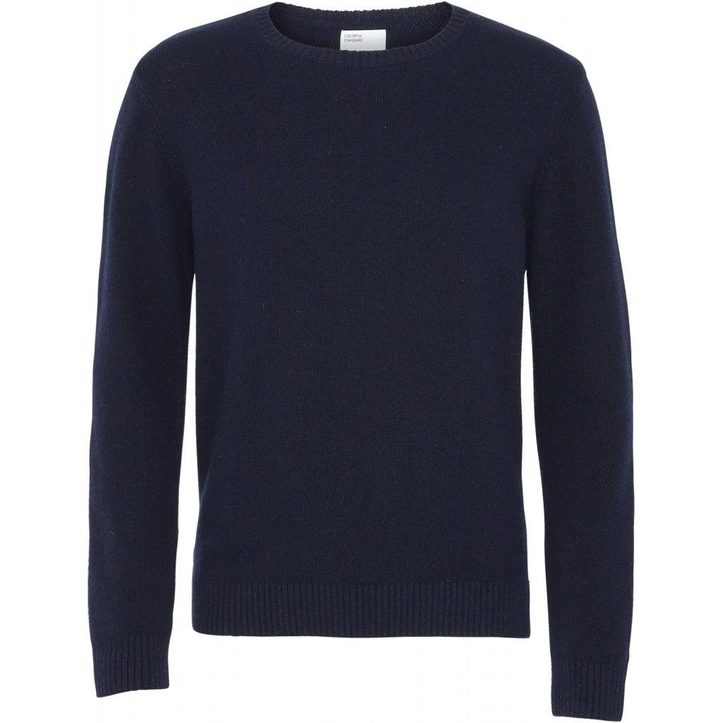 Colorful Standard Classic Merino Wool Crew Neck - Navy Blue - No Generation