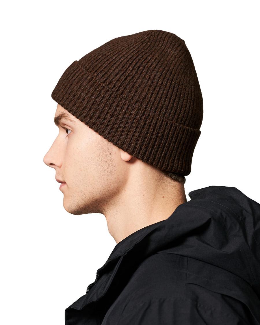 Colorful Standard Merino Wool Beanie - Coffee Brown - No Generation