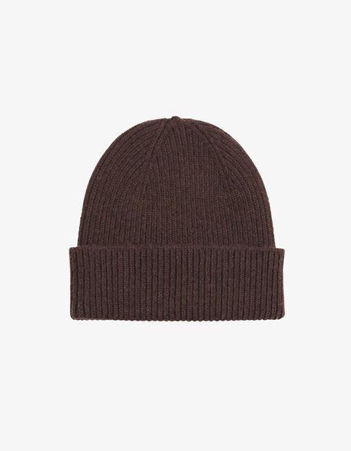 Colorful Standard Merino Wool Beanie - Coffee Brown - No Generation