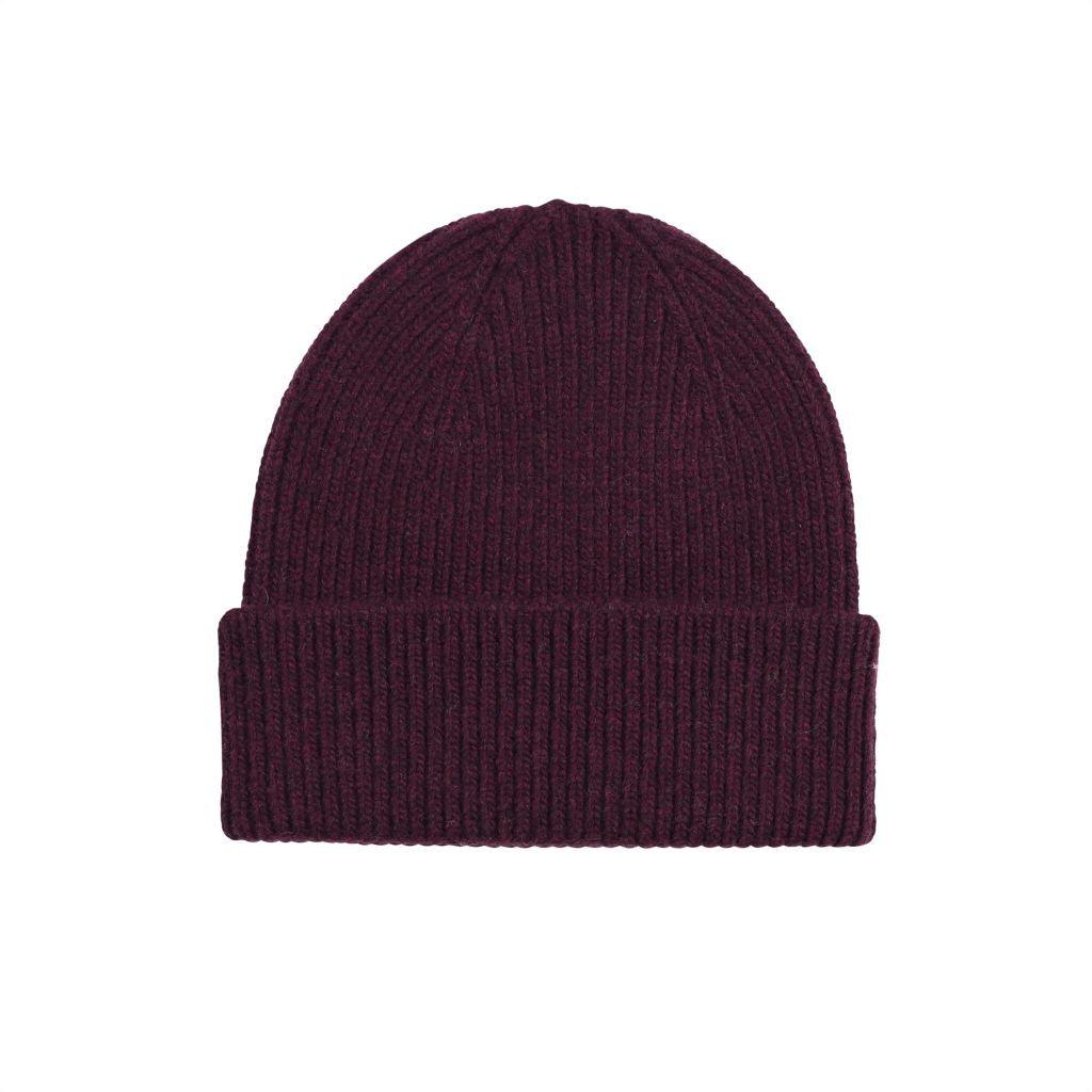 Colorful Standard Merino Wool Beanie - Oxblood Red - No Generation