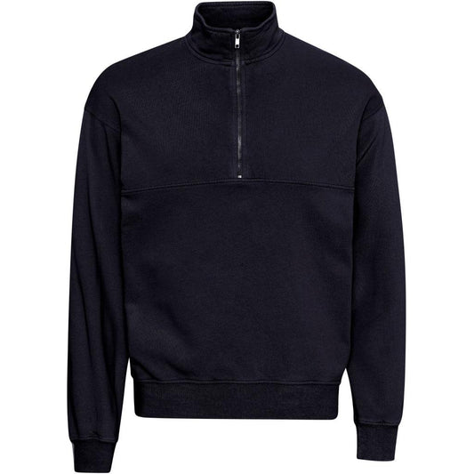 Colorful Standard Organic Quarter Zip - Navy Blue - No Generation