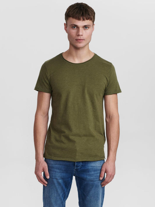 GABBA Konrad Slub SS Tee - Army - No Generation