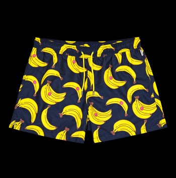 Happy Socks Banana Swim Shorts - Navy