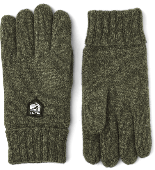 Hestra Basic Wool Glove - Olive - No Generation