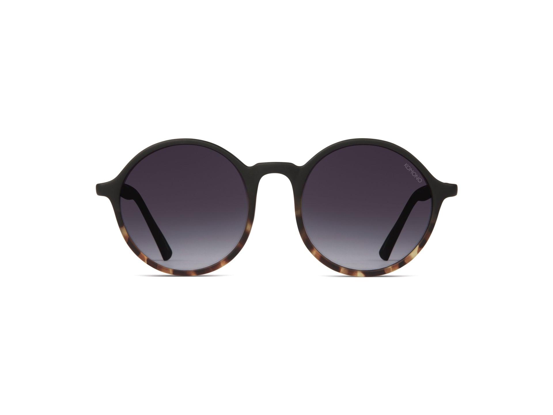 KOMONO Madison Matte Black/Tortoise Solglasögon - No Generation