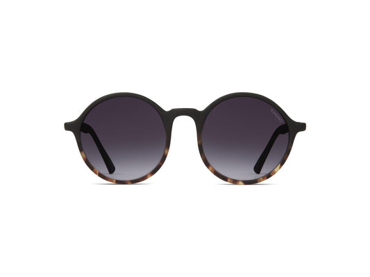 KOMONO Madison Matte Black/Tortoise Solglasögon - No Generation