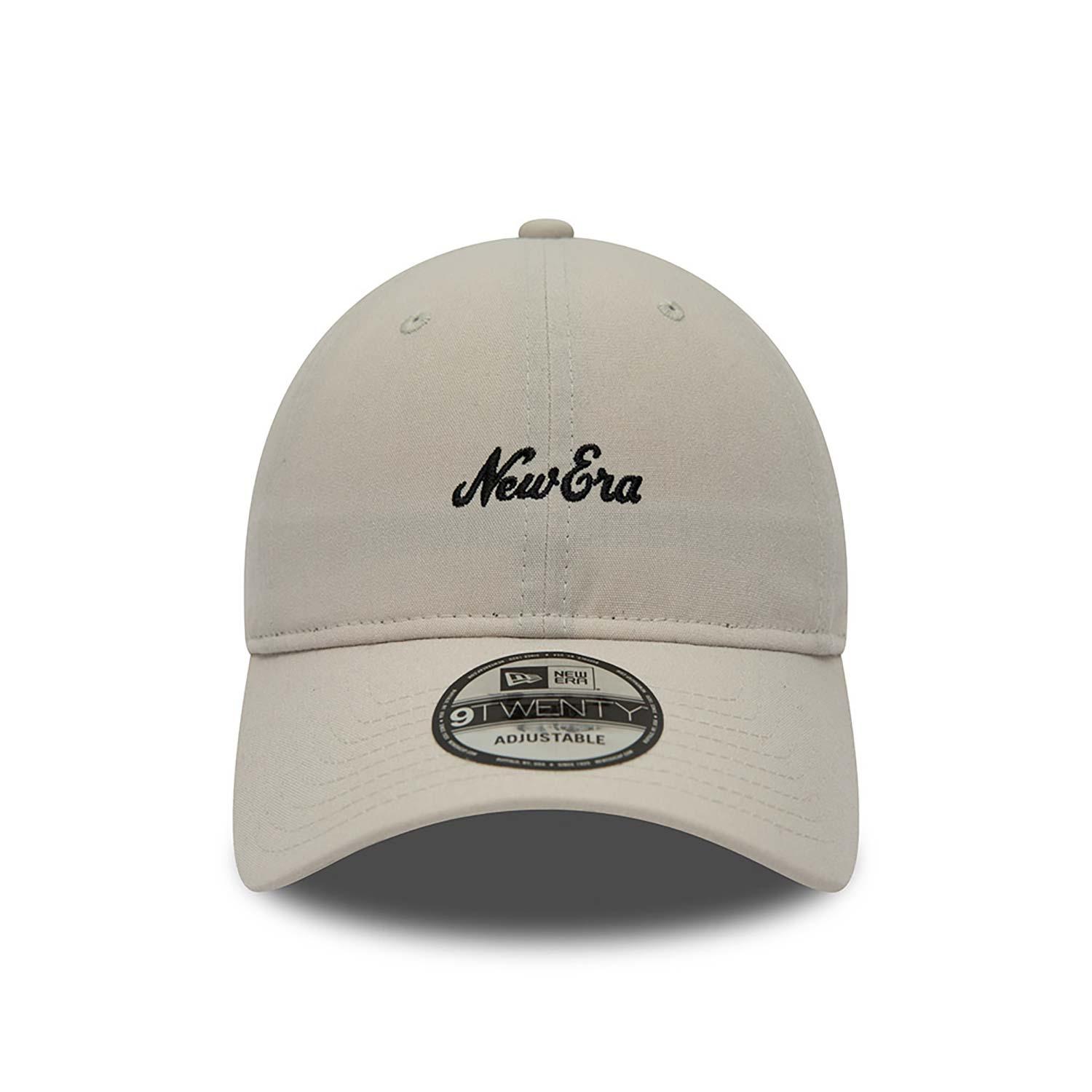 New Era Heritage Script Repreve Stone 9TWENTY Adjustable Cap - Cream - No Generation