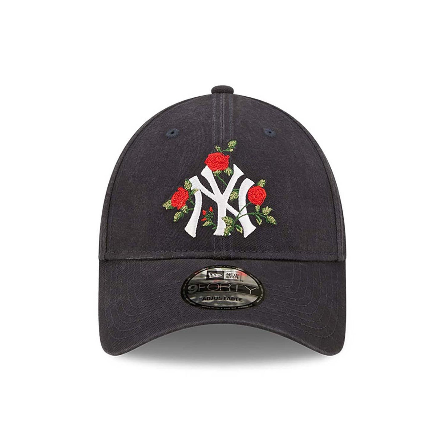 New York Yankees Flower Blue 9FORTY Adjustable Cap - Blue - No Generation