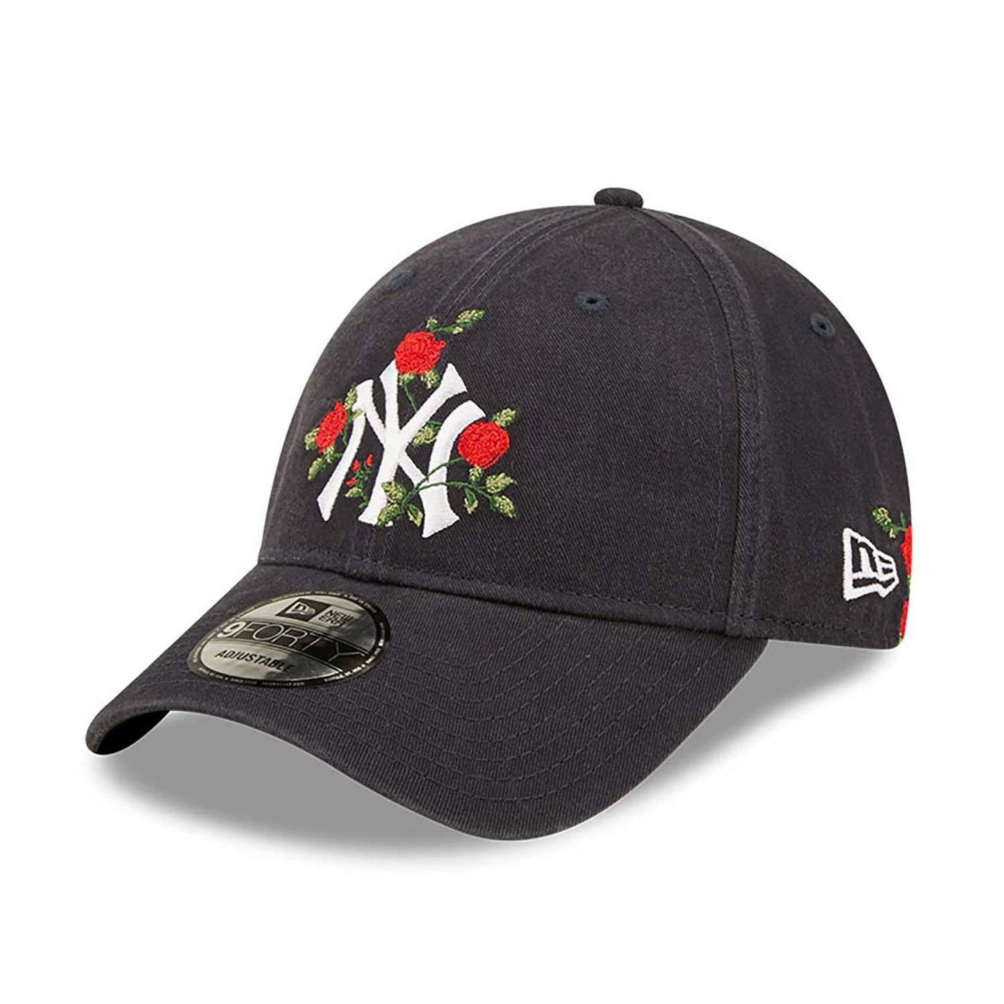 New York Yankees Flower Blue 9FORTY Adjustable Cap - Blue - No Generation