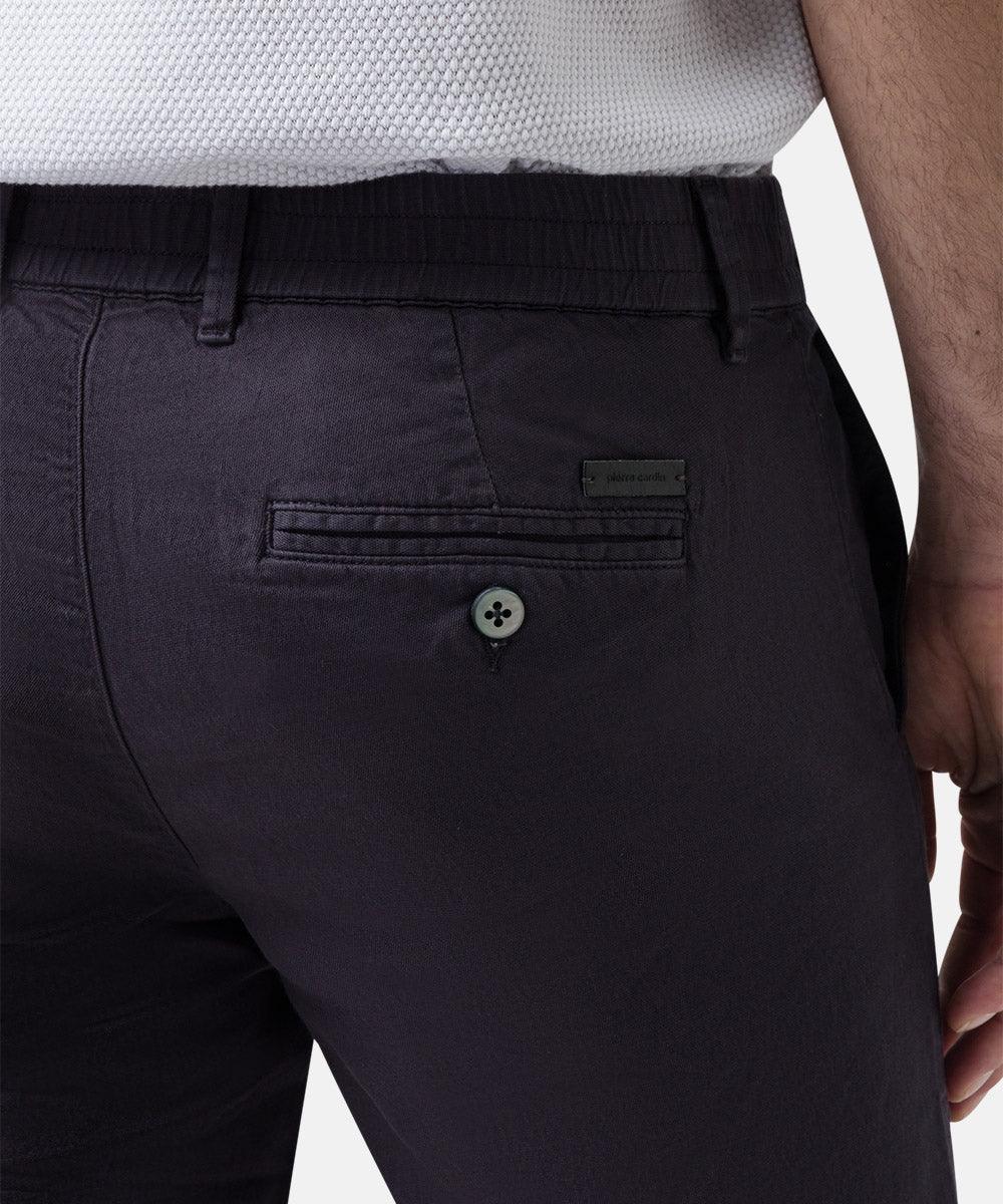 Pierre Cardin Lyon Bermuda Linen Shorts - Navy - No Generation