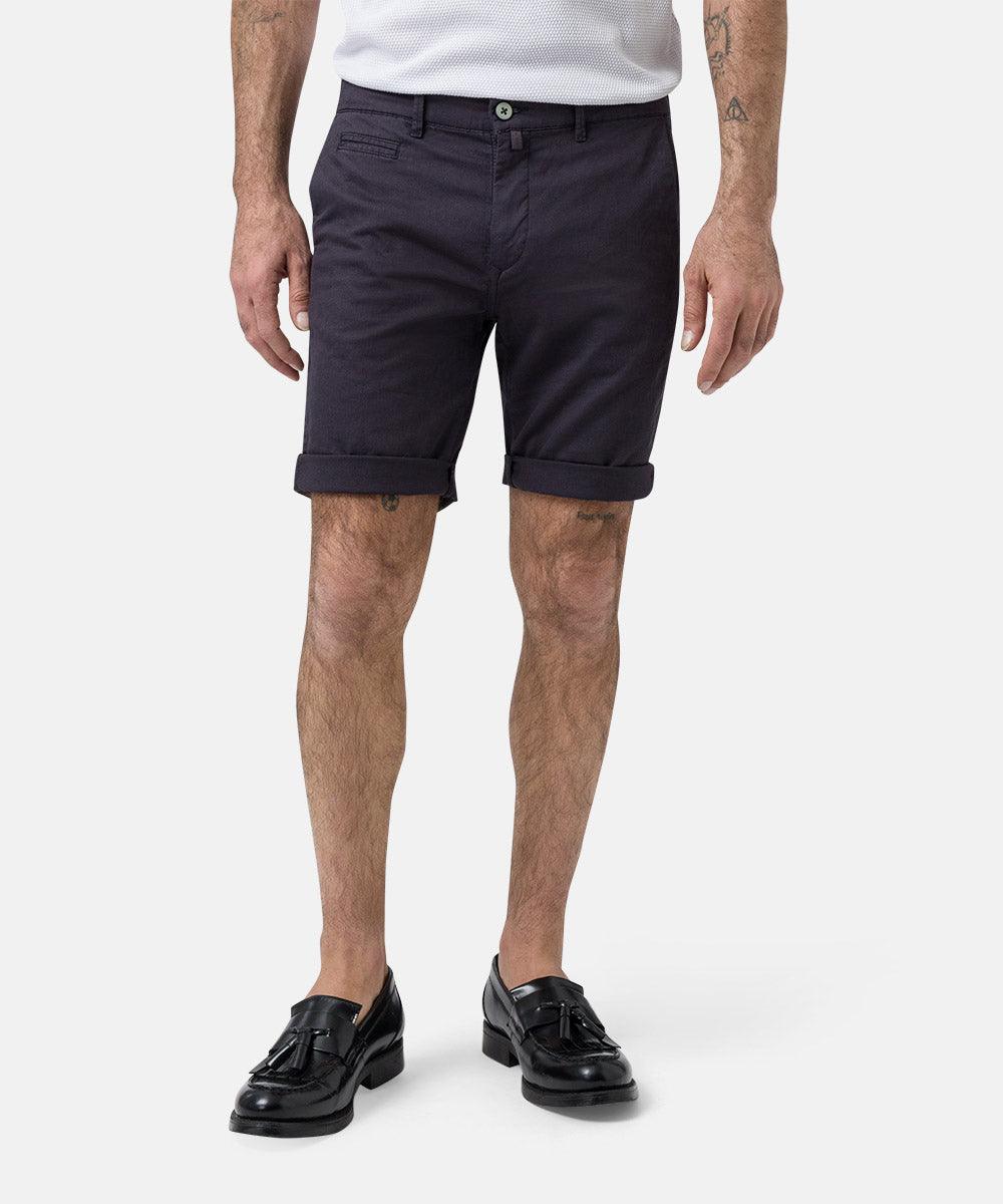 Pierre Cardin Lyon Bermuda Linen Shorts - Navy - No Generation